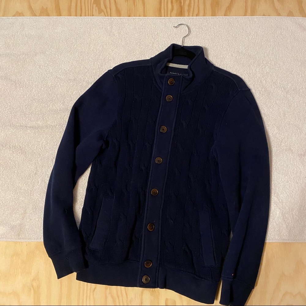 Tommy Hilfiger Cotton Buttoned Up Sweater